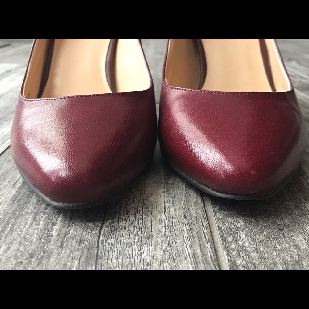Cole Haan Red Pump Heels - Picture 5 of 8